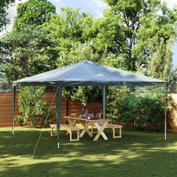 AANBIEDING | Partytent professioneel 90 g/m² 4 x 4 m groen beschikbaar voor biedingen