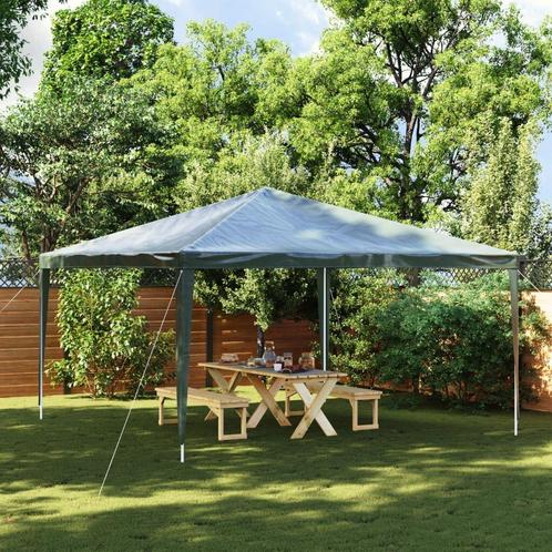 AANBIEDING | Partytent professioneel 90 g/m² 4 x 4 m groen, Tuin en Terras, Partytenten, Nieuw, Partytent, Minder dan 5 meter