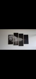 Canvas tijger, Antiek en Kunst, Kunst | Schilderijen | Abstract, Ophalen of Verzenden