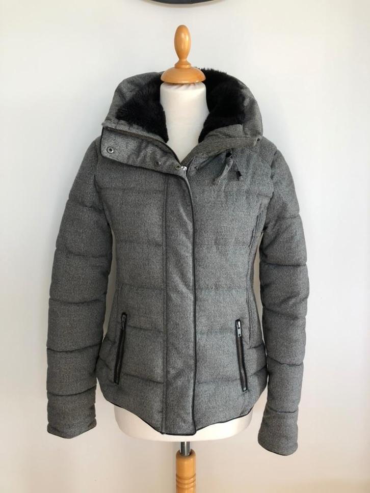 Jas The STING, maat S, Kleding | Dames, Jassen | Winter, Gedragen, Maat 36 (S), Grijs, Verzenden