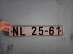Nummerplaat,aluminium plaat,emaille look,DDR auto, Ophalen of Verzenden