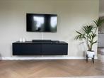 Eikenhout tv-meubel (Vic Goossens), Ophalen, 150 tot 200 cm, Eikenhout, Zo goed als nieuw