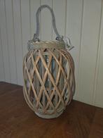 Houten lantaarn met touw handvat ( nieuw ), Ophalen of Verzenden