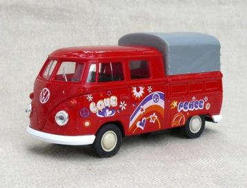 VW Volkswagen T1 Doka flower power. 1/43. Welly. beschikbaar voor biedingen