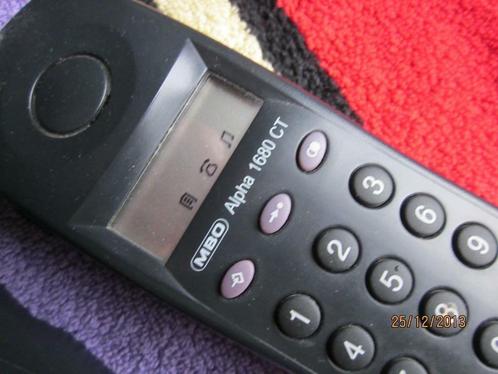 MBO Alpha 1680 ( analoog CT1+ ) op AA accu's, Telecommunicatie, Vaste telefoons | Handsets en Draadloos, Gebruikt, 1 handset, Stralingsarm