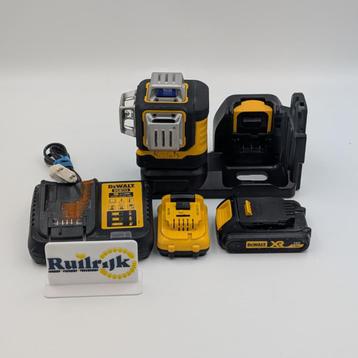 DeWalt Kruislijnlaser DCE089G18 met 2x accu - Met garantie beschikbaar voor biedingen