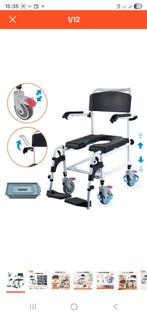 Nieuw, douchestoel toiletstoel rolstoel lichtgewicht 10 kg, Diversen, Rolstoelen, Ophalen of Verzenden, Inklapbaar, Nieuw, Duwrolstoel