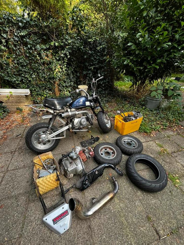 Jincheng Monkey | met veel extra onderdelen!, Fietsen en Brommers, Brommeronderdelen | Algemeen, Gebruikt, Overige typen, Ophalen