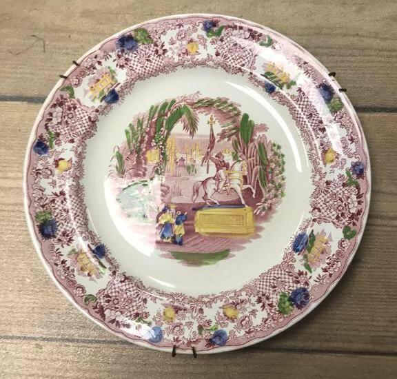 3x wandbord Petrus regout a:1836 Maastricht Oriënt, Antiek en Kunst, Antiek | Wandborden en Tegels, Ophalen of Verzenden