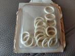 oud pakje kunststof ringen, ø 17 mm, Verzenden, Zo goed als nieuw, Overige typen