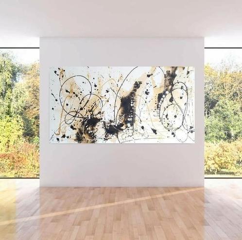 Golden power, Antiek en Kunst, Kunst | Schilderijen | Abstract, Ophalen