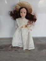 Vintage Porseleinen Pop met Hoed, Ophalen of Verzenden, Nieuw, Overige typen
