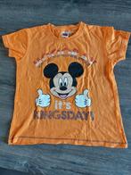 Koningsdag shirt 122/128, Kinderen en Baby's, Ophalen of Verzenden, Zo goed als nieuw, Meisje, Shirt of Longsleeve