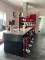 Hoogglans keuken, Huis en Inrichting, Ophalen, Gebruikt, Overige typen, Met kookeiland