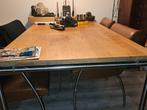 Hook Bert Plantagie Oak Design Eettafel RVS!, Huis en Inrichting, Tafels | Eettafels, Zo goed als nieuw, Vijf personen of meer