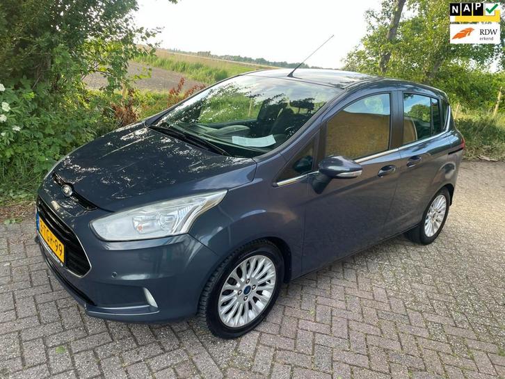 Ford B-Max 1.0 EcoBoost Titanium Tweede eigenaar|Parkeersens, Auto's, Ford, Bedrijf, Te koop, B-Max, ABS, Achteruitrijcamera, Airbags