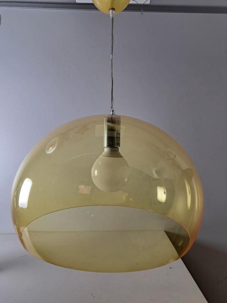 Kartell FL/Y hanglamp - Ferruccio Laviani design, Huis en Inrichting, Lampen | Hanglampen, Gebruikt, Minder dan 50 cm, Kunststof