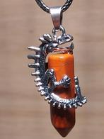 dubbeleinder dragon hanger Jaspis, Sieraden, Tassen en Uiterlijk, Kettinghangers, Ophalen of Verzenden, Steen of Mineraal, Overige voorstellingen