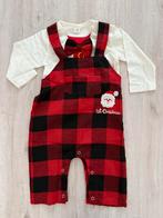 Kerst tuinbroek Kerstman salopette zwart rood pakje setje 86, Jongetje of Meisje, Nieuw, Ophalen of Verzenden, Pakje