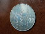 50 gulden  munt, Koningin Beatrix, Zilver, Ophalen of Verzenden, Losse munt