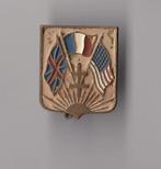 Bevrijding Geallieerden UK USA Frankrijk broche, Niet vindbaar, Niet vindbaar, Nederland, Embleem of Badge