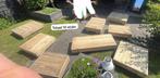 Pallettafels - 10 stuks hout, Ophalen, Minder dan 55 cm, Nieuw, Overige vormen