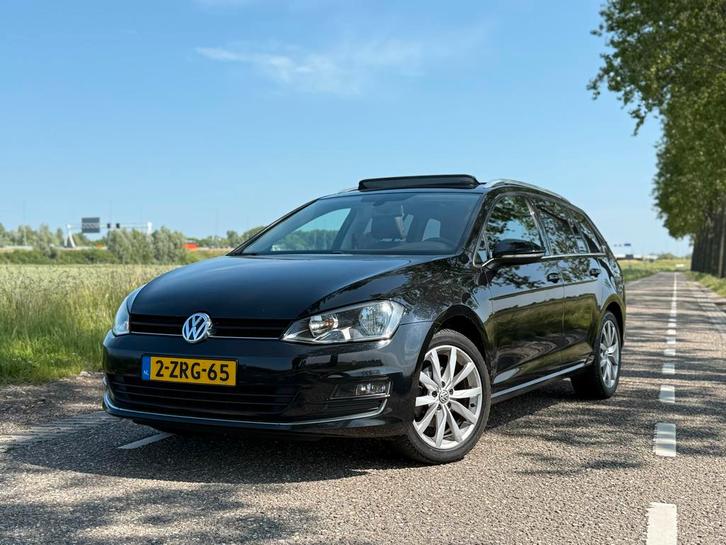 Volkswagen Golf 1.4 TSI 103KW Variant DSG 2015 Zwart, Auto's, Volkswagen, Particulier, Golf, ABS, Achteruitrijcamera, Airbags