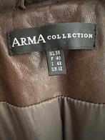 Prachtige luxe lange warme damesjas bruin, Ophalen of Verzenden, Zo goed als nieuw, Maat 38/40 (M), Bruin