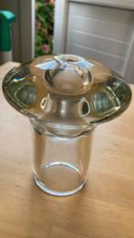 Stevige sierlijke decoratieve glazen olie-lamp., Ophalen of Verzenden