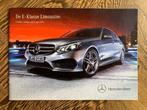 Prijslijst Mercedes-Benz E-klasse W212 2014, Gelezen, Mercedes-Benz, Mercedes, Ophalen of Verzenden