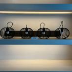 Hanglamp zwart staal, Ophalen, Zo goed als nieuw, Minder dan 50 cm