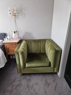 2x club / fauteuil velours, Ophalen, 75 tot 100 cm, Zo goed als nieuw, 100 tot 125 cm