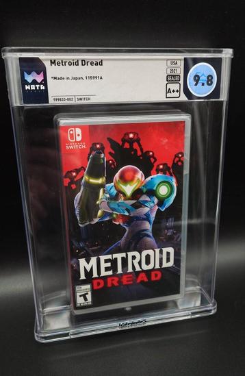 Nintendo Switch Metroid Dread Wata 9.8 A++ nieuw sealed ntsc beschikbaar voor biedingen