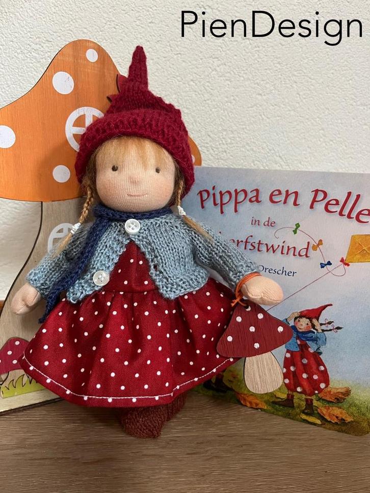 zonnekindpop - waldorfpop - zonnekind lop - vrije achool, Kinderen en Baby's, Speelgoed | Poppen, Nieuw, Overige typen, Ophalen of Verzenden