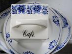 allerlei kruiden voorraadpotten blauw wit, Ophalen of Verzenden