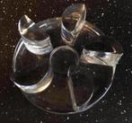 Vintage glazen theelicht houder - rechaud, Antiek en Kunst, Ophalen of Verzenden