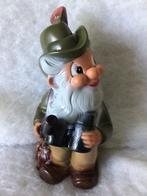 Vintage kabouter Götz. Jager met hond. 30 cm, Ophalen of Verzenden, Zo goed als nieuw, Dier