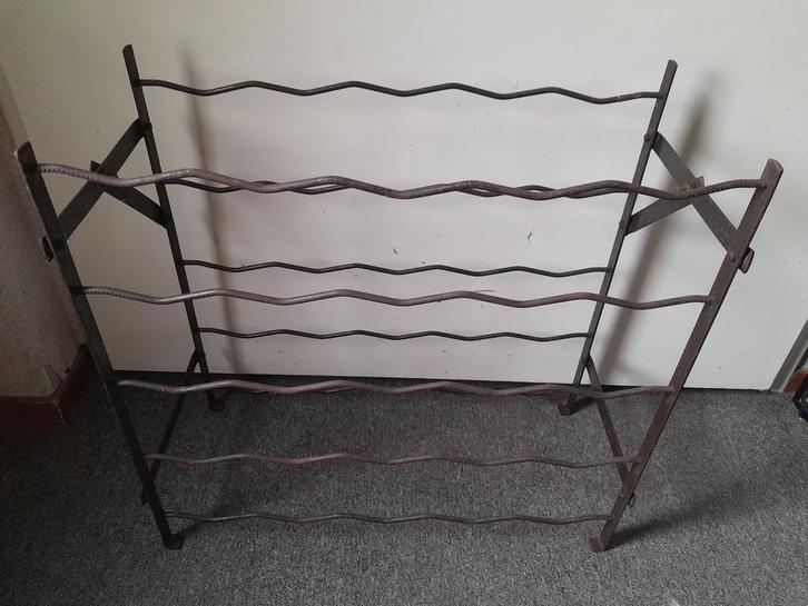 Vintage Rigidex Wijnrek voor 20 flessen, Huis en Inrichting, Woonaccessoires | Wijnrekken, Gebruikt, 50 tot 75 cm, Metaal, 15 tot 25 flessen