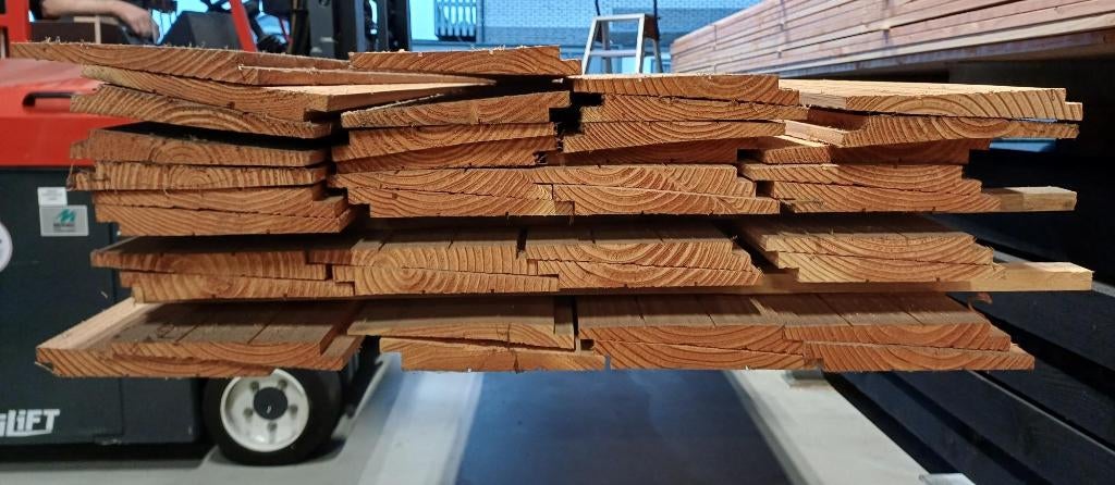 Douglas Zweeds rabat  27x173mm werkend (nr. 1), Ophalen, Nieuw, 250 cm of meer, Planken