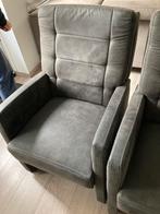 4 Eetkamerstoelen en glazen salontafel, Huis en Inrichting, Tafels | Eettafels, Ophalen, Zo goed als nieuw, Vier personen, Glas