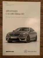 Productinformatiebrochure Mercedes-Benz C 63 AMG Edition 507, Boeken, Zo goed als nieuw, Mercedes-Benz, Mercedes, Ophalen of Verzenden