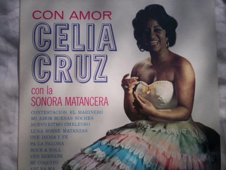 Celia Cruz Homanaje a Yemaya, Con Amor Vinyl 2 x 33 tpm LP's, Cd's en Dvd's, Vinyl | Latin en Salsa, Zo goed als nieuw, Ophalen of Verzenden