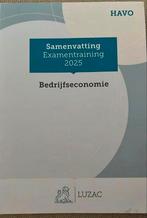 Luzac Samenvatting Examentraining 2025 HAVO, Ophalen of Verzenden, Zo goed als nieuw, Niet van toepassing