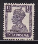 1215 – India (Brits) michel 170 gestempeld koning George VI, Postzegels en Munten, Ophalen of Verzenden, Zuid-Azië, Gestempeld