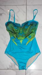 44b SUNFLAIR aqua groen badpak, Ophalen of Verzenden, Zo goed als nieuw, Groen, Badpak