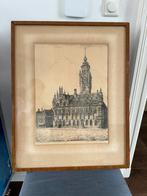 Middelburg, grote pentekening. Geen print., Verzenden