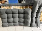 3x Kussenset voor palletbanken (antraciet - rug- & zitkussen, Tuin en Terras, Tuinmeubel-accessoires, Ophalen, Gebruikt