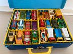 Matchbox Carry Case met 48x autootjes uit de jaren 70, Hobby en Vrije tijd, Modelauto's | Overige schalen, Ophalen of Verzenden