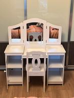 Make-up Tafel met Stoel - Kinderkamer, Kinderen en Baby's, Kinderkamer | Tafels en Stoelen, Ophalen, Zo goed als nieuw, Tafel(s) en Stoel(en)
