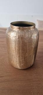 Gouden vaas, Huis en Inrichting, Woonaccessoires | Vazen, Ophalen, Zo goed als nieuw, Overige kleuren, Minder dan 50 cm